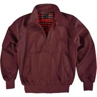 normani Blouson Herren Harrington Jacke Retro Blouson English Style mit kariertem Innenfutter Karofutter
