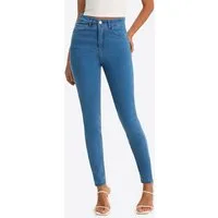 Imily Bela Slim-fit-Jeans Damen Formende Röhrenjeans mit Bauchweg (Packung, 1-tlg., 1per-Pack) 5-Pocket-Style