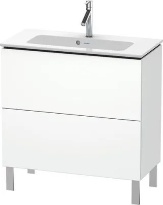 Duravit L-Cube Waschtischunterbau bodenstehend Weiß Supermatt 820x391x704 mm - LC667408484 LC667408484