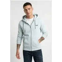 Superdry Kapuzensweatjacke ESSENTIAL LOGO ZIP HOODIE HB Baumwollmischung, slim fit