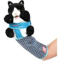Agger Tier-Beschäftigungsspielzeug Katzenkampf-Handpuppen-Spielzeug,Interaktives Katzenspielzeug, Spiel und Beschäftigung für Katzen,Handschuh