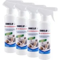 Shield On Insektenspray Anti-Bettwanzenspray 4x 250 ml, hochwirksamer Schutz gegen Bettwanzen, 1000 ml