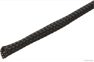HERTH&BUSS Geflechtschlauch, Polyester, -50 bis +150 °C schwarz - 51271203