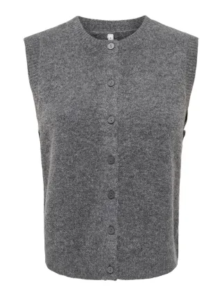 ONLY - ONLOLIVIA SL BUTTON VEST CC KNT Grau - Gr. - XS