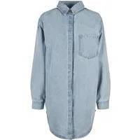 URBAN CLASSICS A-Linien-Kleid Urban Classics Ladies Oversized Denim Shirt Dress (1-tlg)