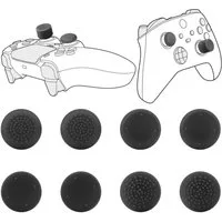 Speedlink STIX Pro Controller Cap Set Kappen Thumb-Grips Controller (Set, 8 St., 8x Trigger Thumb-Grips Gamepad Anti-Rutsch flach + XXL mit Wölbung)