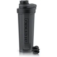 Arendo Protein Shaker Eiweißshaker 700 ml, verschließbar, spülmaschinengeeignet, Kunststoff, (1-tlg., Protein Shaker inkl. Mixball), Eiweiß Mixbecher, BPA-frei, für unterwegs, Yoga, Fitness, Sport