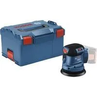 Akku-Exzenterschleifer GEX 185-LI Professional solo, 18Volt blau/schwarz, ohne Akku und Ladegerät, Ø 125mm, in L-BOXX