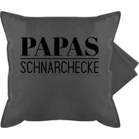 Shirtracer Kissenbezüge Papas Schnarchecke, (1 Stück), Vatertagsgeschenk Kissen