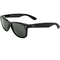 Ray-Ban Sonnenbrille Ray-Ban New Wayfarer RB2132 901 Black Green