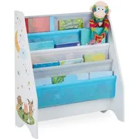 relaxdays Kinderregal Kinder Bücherregal, A
