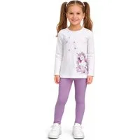 Girls Fashion Langarmshirt & Leggings Sommer Set Langarm Shirt + Leggings, MS2224e (Set, Langarmshirt & Leggings)