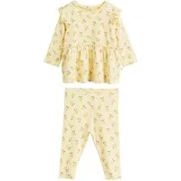 Next Shirt & Leggings Langärmeliges Babyoberteil und Leggings, Set (2-tlg)