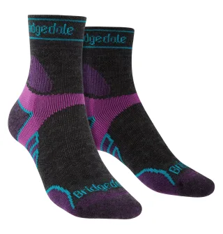 Bridgedale - Leichte Merino-Socken für Damen - Anthrazit / Lila
