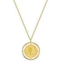 Glanzstücke München Silberkette gelbgold, aus Sterling Silber