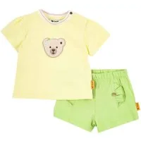 Steiff Shorts Set Shorts + T-Shirt kurzarm Aloha, Softbund
