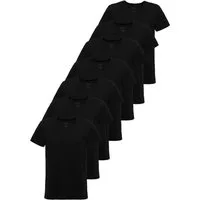 Tazzio T-Shirt E107 (Packung, 7-tlg., 7er-Pack) Herren Basic V-Ausschnitt