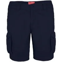 BlauerHafen Cargoshorts Herren Cargo Shorts 100% Baumwolle Hose Normale Passform Bermuda