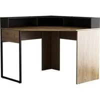 OTTO home Eckschreibtisch Moid, mit Schreibtischaufsatz, modernes Design, B. 100 cm