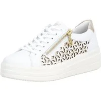 Remonte Plateausneaker Halbschuh, Schnürschuh mit Perforation und seitlichem Reißverschluss