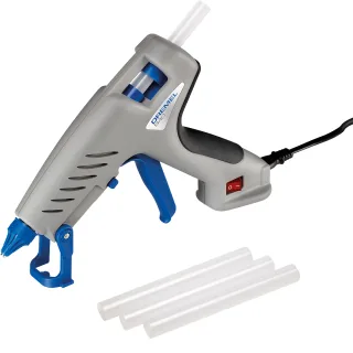 DREMEL Heißklebepistole 940-3 Kompaktwerkzeug (195 °C) mit 3 Zubehöre - F0130940JA