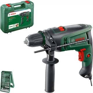 Bosch Schlagbohrmaschine UniversalImpact 730, 15-teiliges Zubehör-Set (X-Line) - 0603313402
