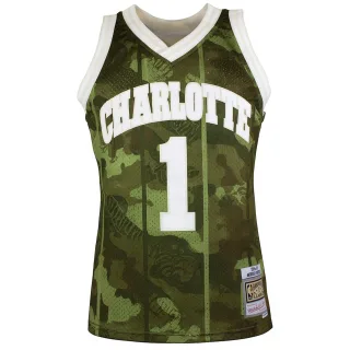 Mitchell & Ness NBA Charlotte Hornets 1 Bogues Swingman Trikot