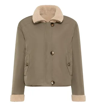 Fuchs Schmitt - Webpelzjacke taupe - Gr. - 44