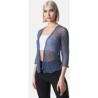 ikat Bolero IKA01 (Sommerlicher angenehm leichter Damen Bolero mit 3/4 Arm)