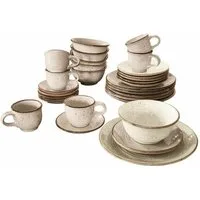 Mirabeau Geschirr-Set Geschirr 30er Set Murray beige, Steingut