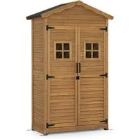 MCombo Gerätehaus M MCombo Gartenschrank Gartenhaus Outdoor Holz,57×109×180 cm, 1152