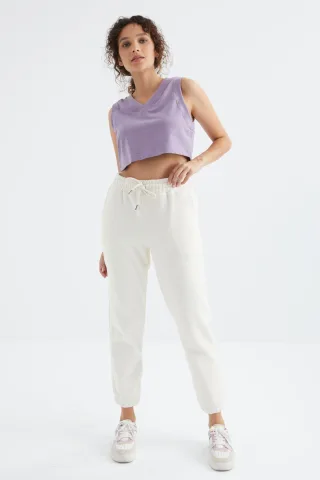 Damen Polyester Jogger Sweatpants