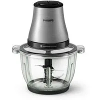 Philips Zerkleinerer HR1503/00, 3000 Series Zerkleinerer mit PowerChop Technologie