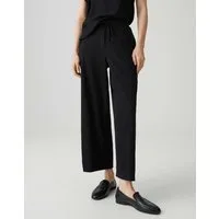 OPUS Stoffhose Meleni aus weichem Jersey mit Crinkle Effekt Mit Eingrifftaschen für praktische Alltagslooks