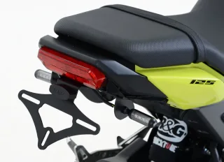 R&amp;G Kennzeichenhalter Heckumbau Honda MSX 125 /Grom Bj.2016-2020 für Miniblinker / eintragungsfrei