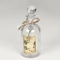 Ambiente Haus Dekoobjekt Parfüm-Flasche - rund (1 St)