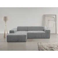 WERK2 Ecksofa Zeus-L 253 x 188 cm Breite: modern und bequem, Chenille, L-Form