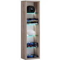 VCM Standregal Rasato L 77x21x14cm, 1-tlg., Holz CD DVD Regal, Aufbewahrung