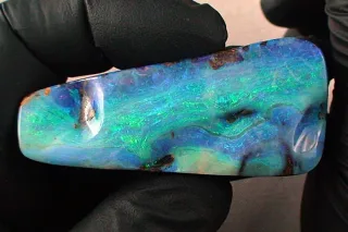 196,40 ct. Boulder Opal aus Australien – Blau Grün Türkiser Opalstein