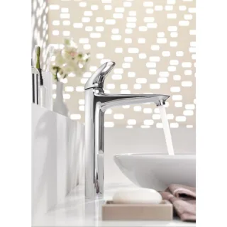 Grohe Eurostyle Waschtischarmatur 23570003 chrom, XL-Size, ohne Ablaufgarnitur, Griff offen