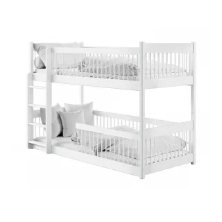 Kids Collective Etagenbett, Weiß, Holz, Kiefer, 80x180 cm, Kinder- & Jugendzimmer, Kindermöbel, Kinderbetten, Etagenbetten