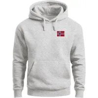 Neverless Hoodie Hoodie Herren Norway Flag Kapuzensweatshirt Norwegen Flagge