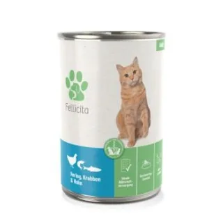 Fellicita Hering, Krabben & Huhn 6x 400g