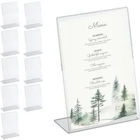 relaxdays Einzelrahmen 10er Set Tischaufsteller DIN A5, (10 St)