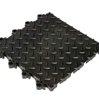 Diamond Flex Lok™ Solid Fliese  Anti Ermüdungsmatte | Größe: 30cm x 30cm