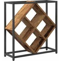 vidaXL Weinregal Weinregal Altholz 51 x 18 x 52,5 cm Holzwerkstoff, 1-tlg.