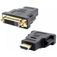 Bolwins Q29 HDMI zu DVI Adapter HDMI Stecker zu DVI Buchse 24+1 Adapter für PC Computer-Adapter HDMI Stecker zu DVI-I 24+1 Buchse, 0 cm, verlustfreie Signalübertragung, Plug & Play