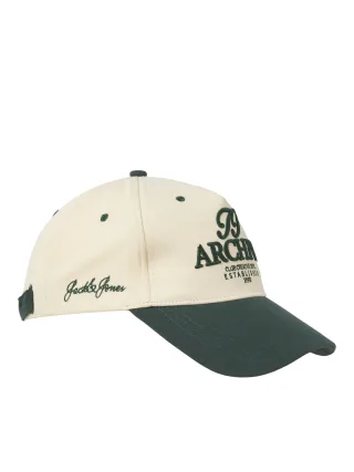 JACK&JONES - JACFRAME HAINES CAP LN green gables - Gr. - ONE SIZE