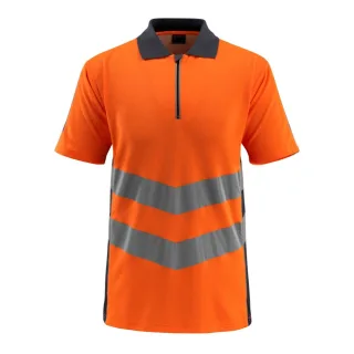 MASCOT Murton Polo-Shirt SAFE SUPREME Hi-vis Orange / Schwarzblau S - 50130-933-14010-S