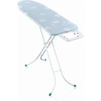 Leifheit Bügelbrett Bügeltisch Classic M Basic, Bügelfläche 38.0x120.0 cm, Höhenverstellbar, Bügelfläche 120 x 38 cm, feste Bügeleisenablage